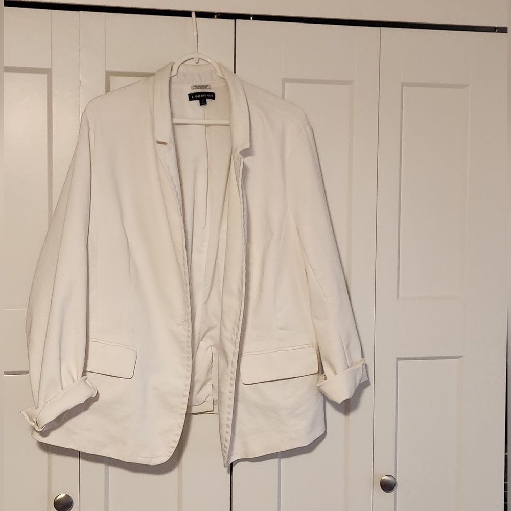 Lane Bryant Elegant Cream Blazer